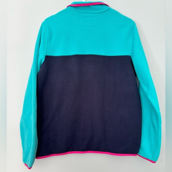 Lands' End Teal and Navy Women's Jacket - Picture 2 of 5